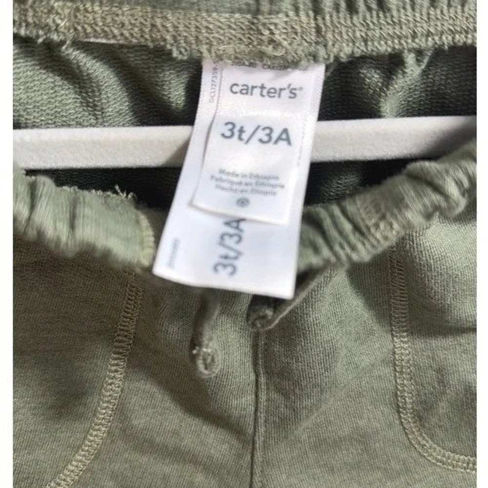 Carter's Toddler Green Knit Shorts